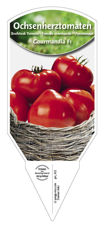 Tomaten, Ochsenherz- Gourmandia F1 