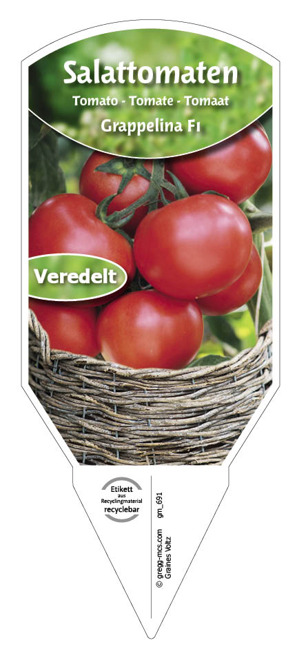Tomaten, Salat- Grappelina F1 veredelt