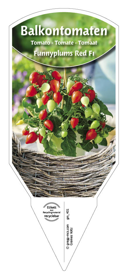 Tomaten, Balkon- Funnyplums® Red F1 