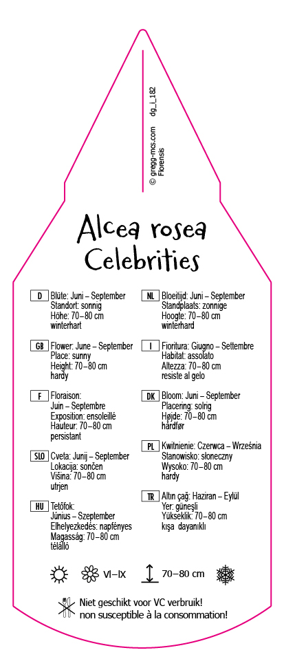 Alcea rosea Celebrities Mix