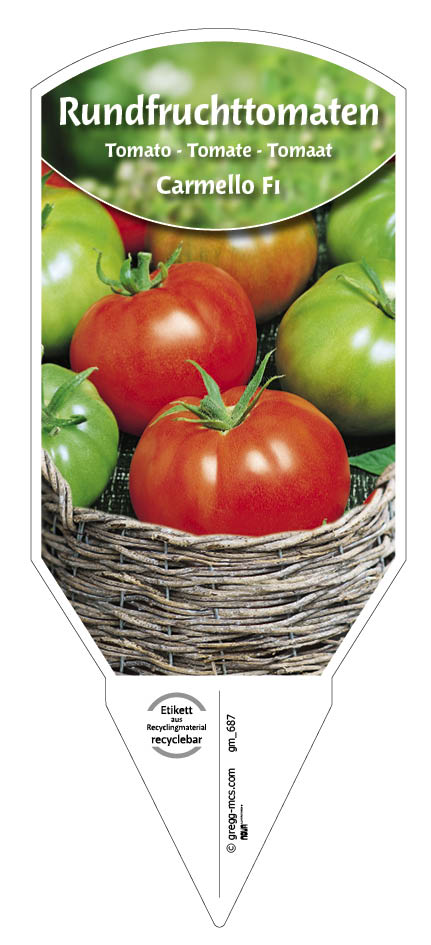 Tomaten, Rundfrucht- Carmello F1