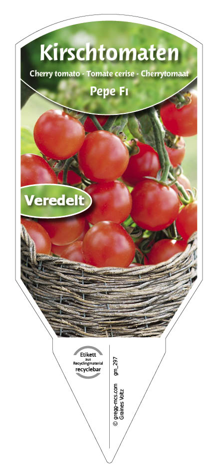 Tomaten, Kirsch- Pepe F1 veredelt