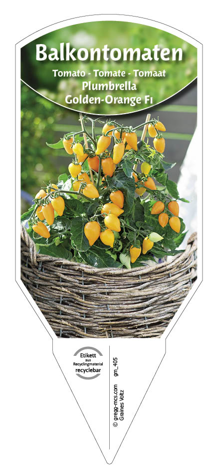 Tomaten, Balkon- Plumbrella® Golden-Orange F1 