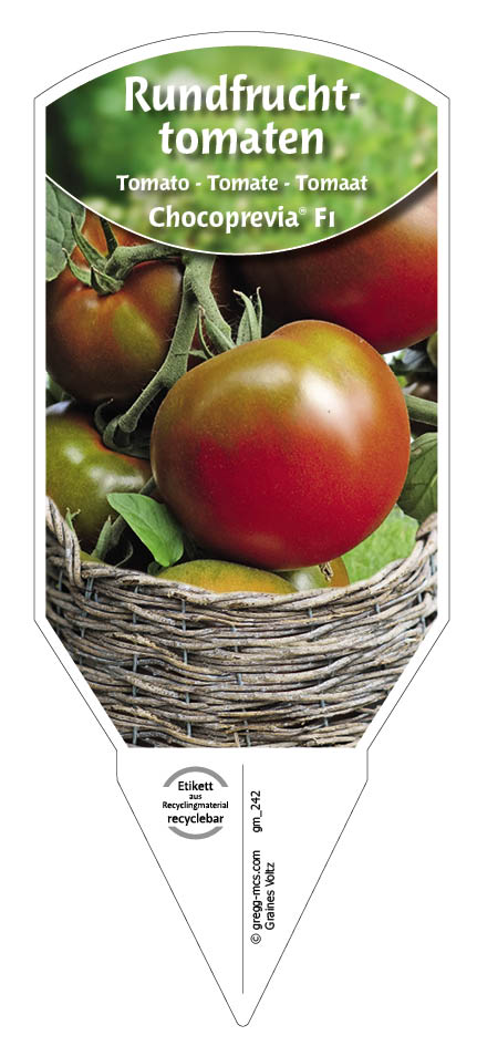 Tomaten, Rundfrucht- Chocoprevia F1