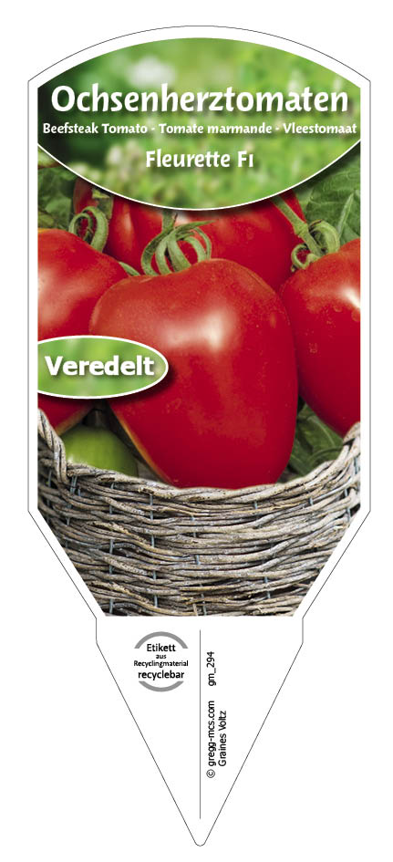 Tomaten, Ochsenherz- Fleurette F1 veredelt