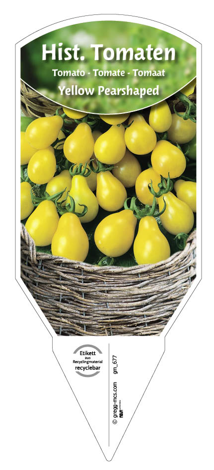 Tomaten, Historische Yellow Pearshaped