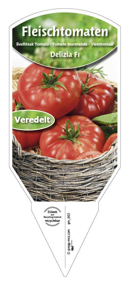 Tomaten, Fleisch- Delizia F1 veredelt