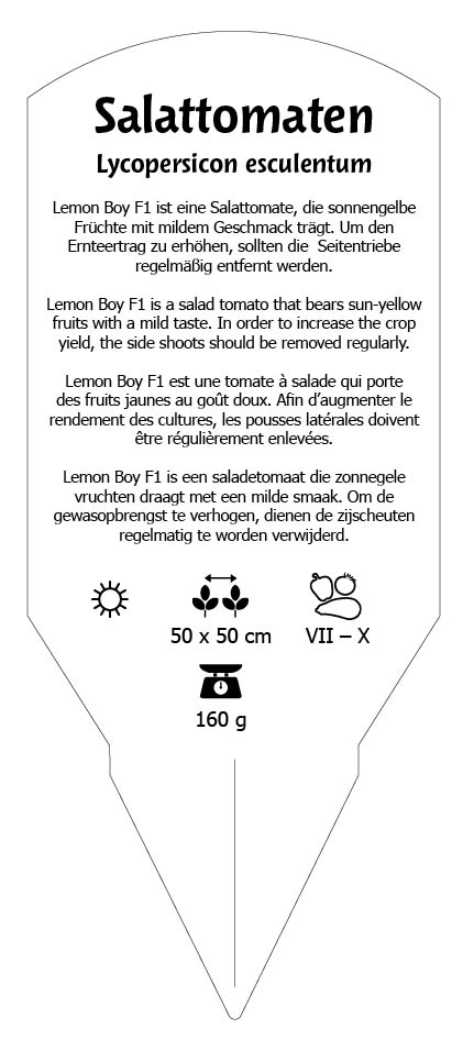 Tomaten, Salat- Lemon Boy F1 veredelt
