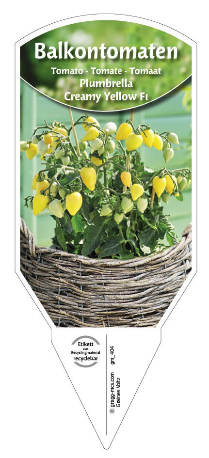 Tomaten, Balkon- Plumbrella® Creamy Yellow F1 