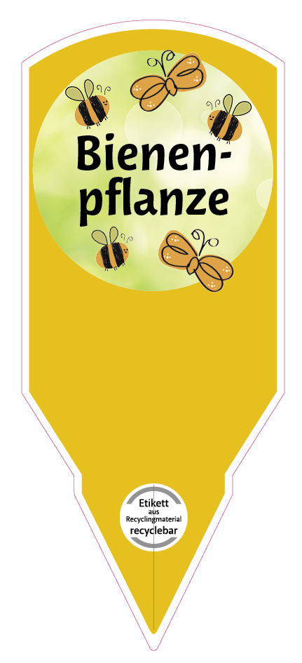 Bienen-Etikett